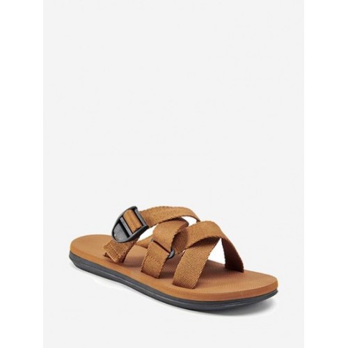 Buckle Criss Cross Sandals