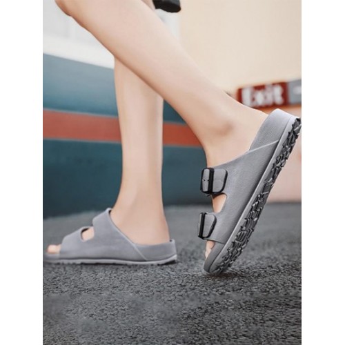 Double Buckle Strap Summer Sandals