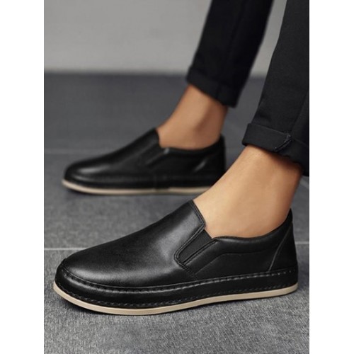 Minimalist Slip-On Low Top Loafers