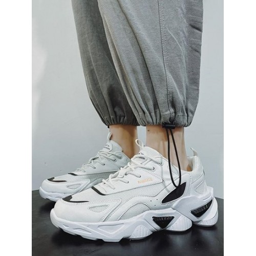 Letter Colorblock Chunky Sneakers