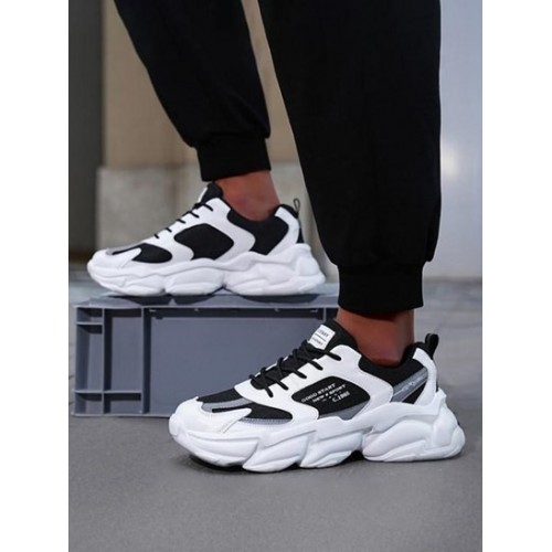 Breathable Letter Chunky Sneakers