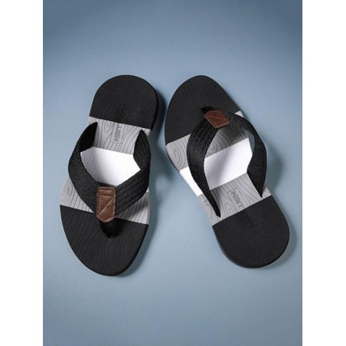 Colorblock Breathable Beach Flip Flops