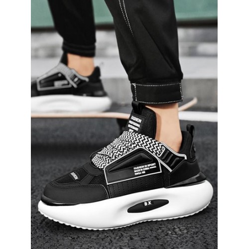 Zig Zag Letter Sports Sneakers