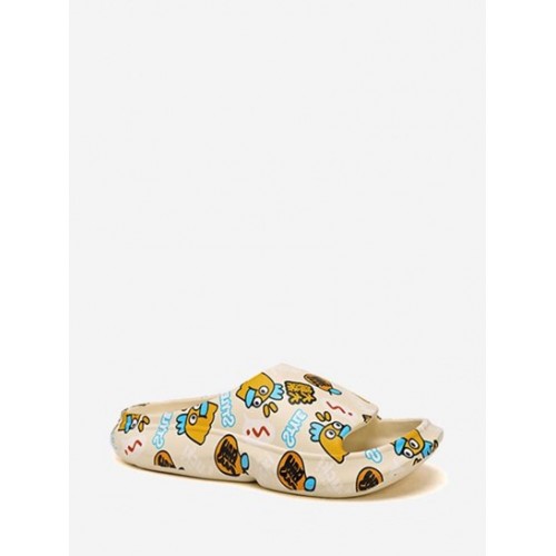 Patterned Thick-soled Lounge Slippers