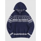 Hooded Tribal Jacquard Ethnic ...