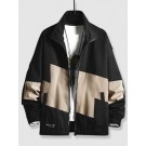 Colorblock Patchwork Letter Pr...