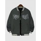 Embroidery Baseball Varsity Ja...