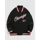 Letter Chicago Pattern Embroid...