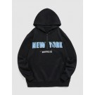 Letter NEW YORK Pattern Half Z...