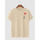 Panda And Heart Printed Casual...
