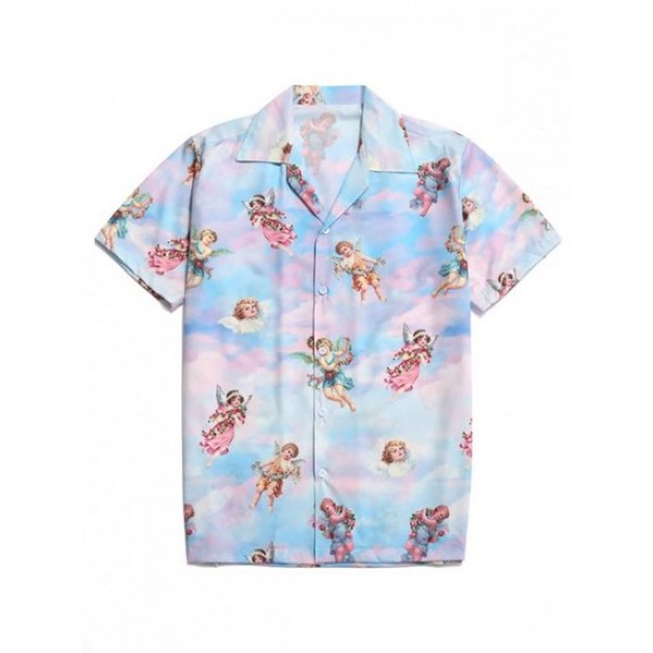 Renaissance Art Paradise Floral Angel Pr...