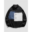 Colorblock Striped Pattern Lon...