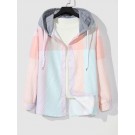 Colorblock Striped Pattern Dra...