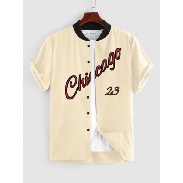 Chicago Graphic Short Sleeve Baseball Sh...