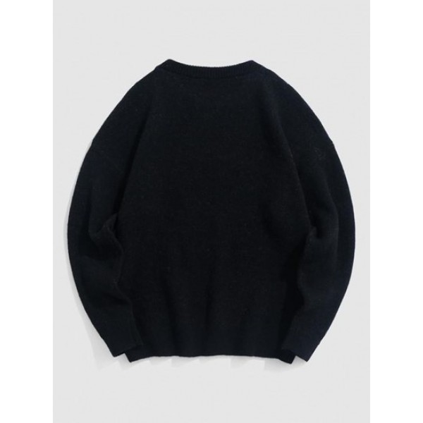 Halloween Skeleton Hands Graphic Sweater