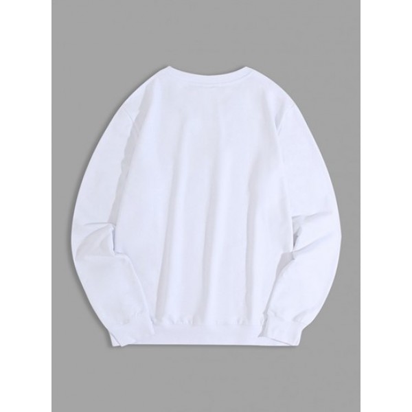 ADVENTURE ALASKA Letter Pullover Sweatshirt