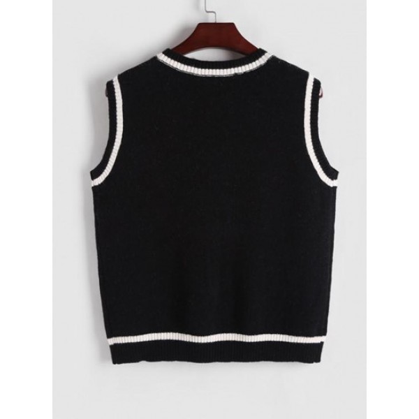 Halloween Skull Cricket Sweater Vest