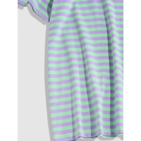 Short Sleeve Stripe Tee