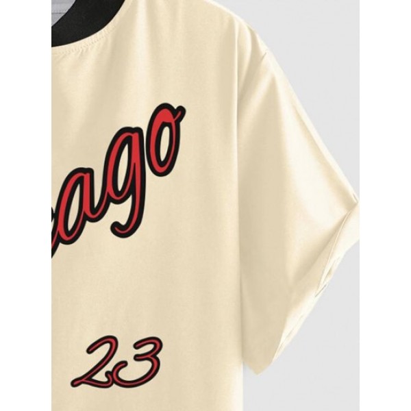 Chicago Graphic Short Sleeve Baseball Shirt